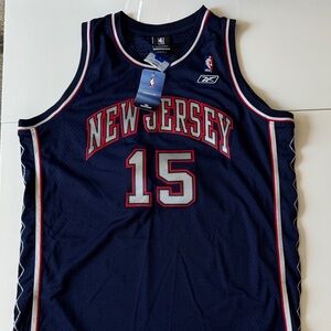 Reebok New Jersey Navy Basketball Jersey